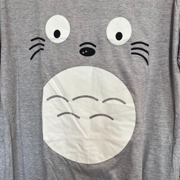My Neighbor Totoro Short Sleeve Nightgown Shirtdress Sleepwear Sz. Medium Anime - Picture 7 of 8